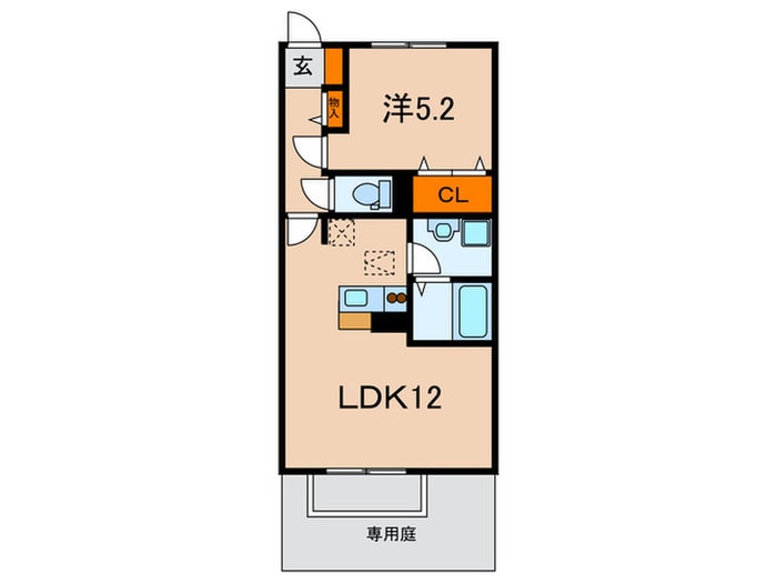 ラスルプレイスの物件間取画像