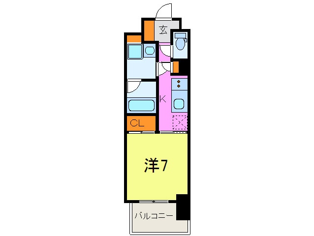 ア－バネックスみなと元町の物件間取画像