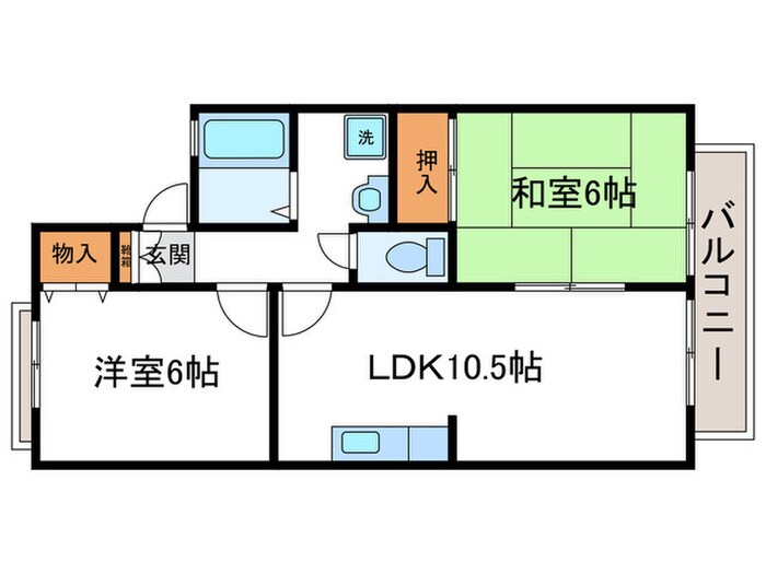 アゼリア桂川の物件間取画像