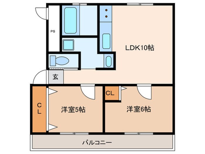 高津橋農住団地A棟の物件間取画像