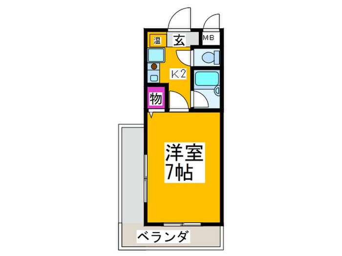 クロスロ－ド北池田の物件間取画像