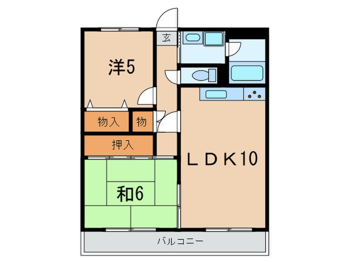 オークヴィラの物件間取画像