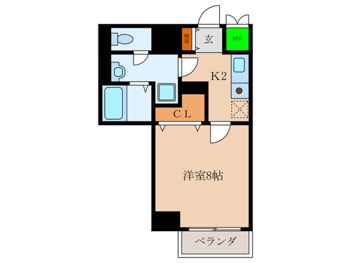 ベラジオ烏丸御池（1003）の物件間取画像