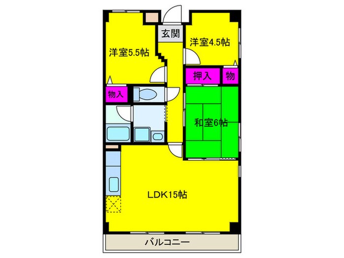 メゾンドールS・Kの物件間取画像