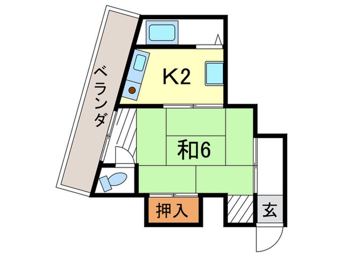 芦屋川マンションの物件間取画像