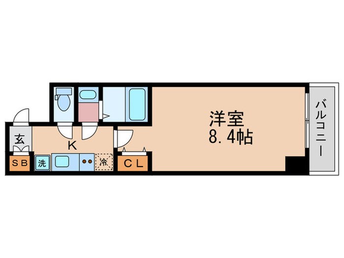 ウインドベル二条駅の物件間取画像