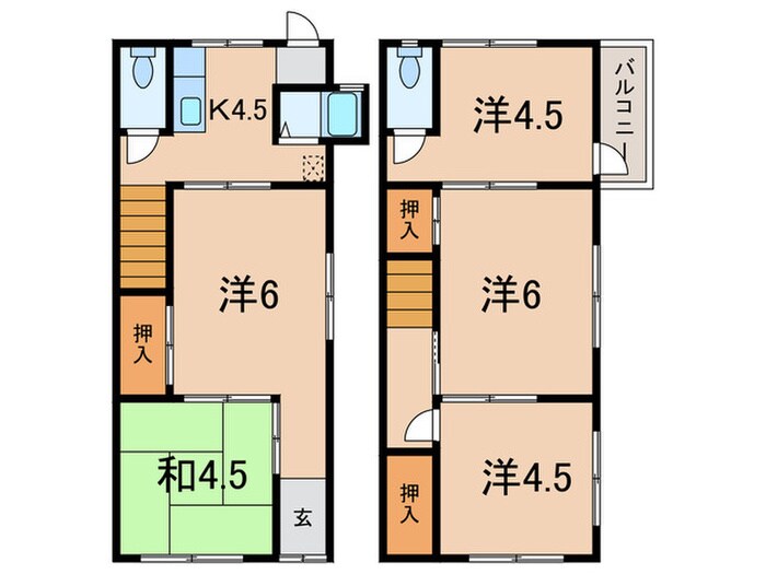 天城通1丁目一戸建の物件間取画像