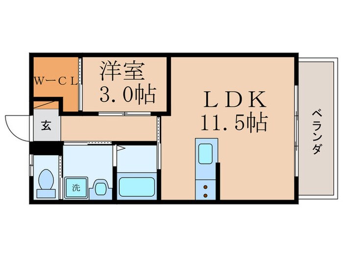 マンション秀美の物件間取画像