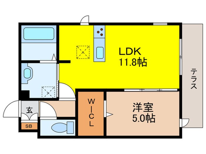 D-residence南芥川町の物件間取画像