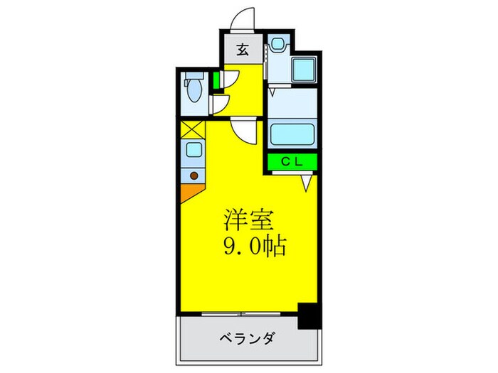 アクアプレイス梅田(1002)の物件間取画像