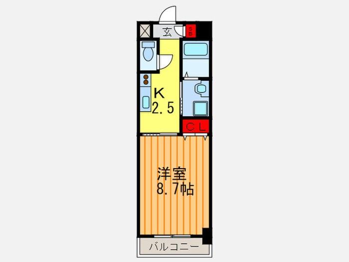 グリーンミモザ小林の物件間取画像