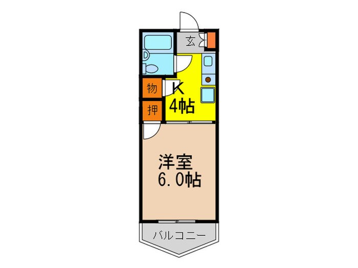 グリ－ンハイツの物件間取画像