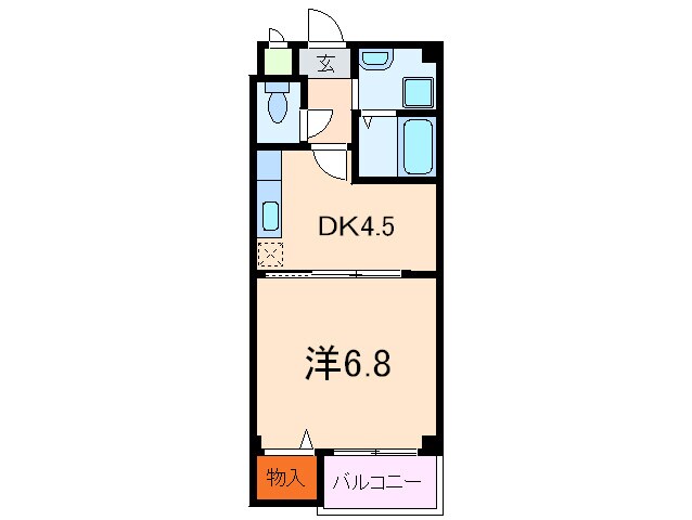 パルディナカダⅡの物件間取画像