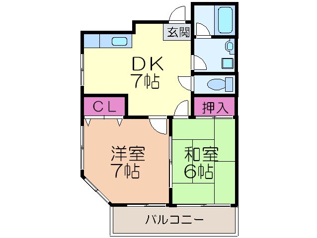 ウッディコ－ポの物件間取画像