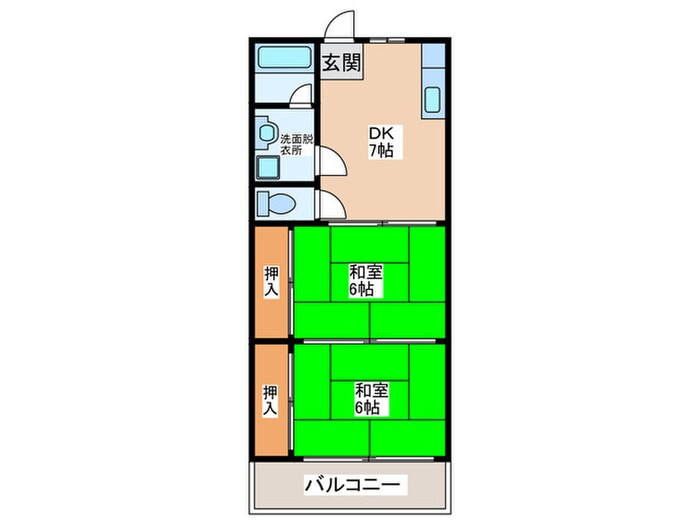 ウッディコ－ポの物件間取画像