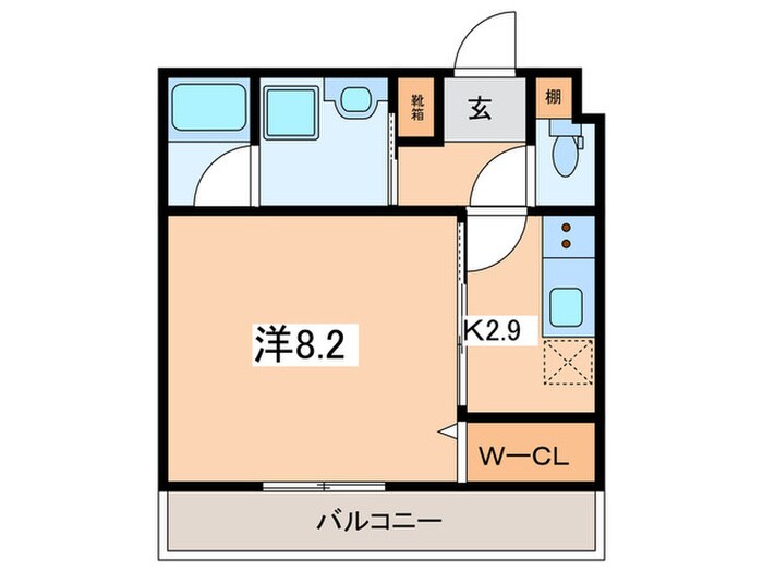 アリーバ古室の物件間取画像