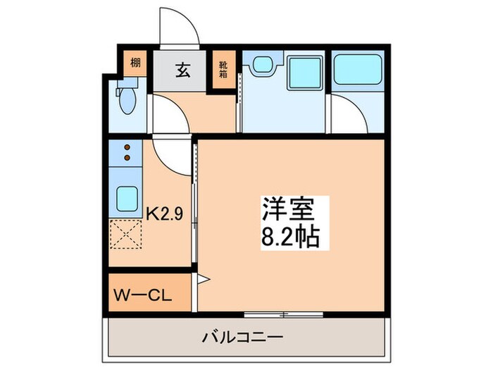 アリーバ古室の物件間取画像