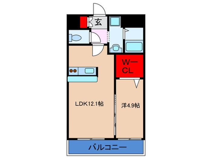 パルクレールの物件間取画像