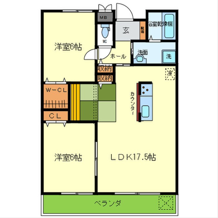 レクエルド藤の物件間取画像