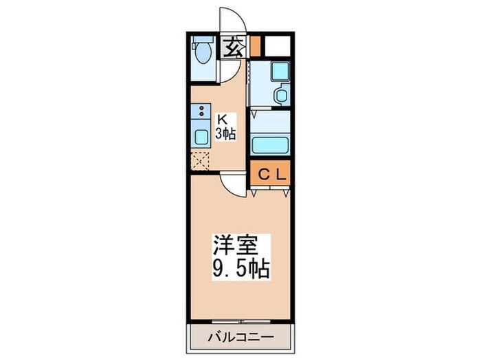 コンフォート弁天の物件間取画像