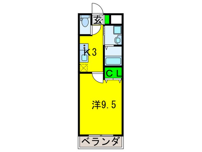 コンフォート弁天の物件間取画像