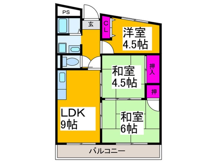 メゾングリフィンの物件間取画像