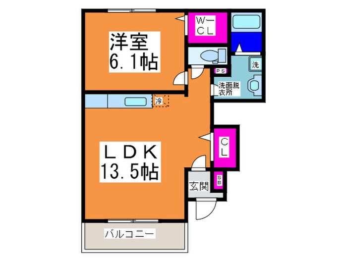 コーラル　リーフの物件間取画像