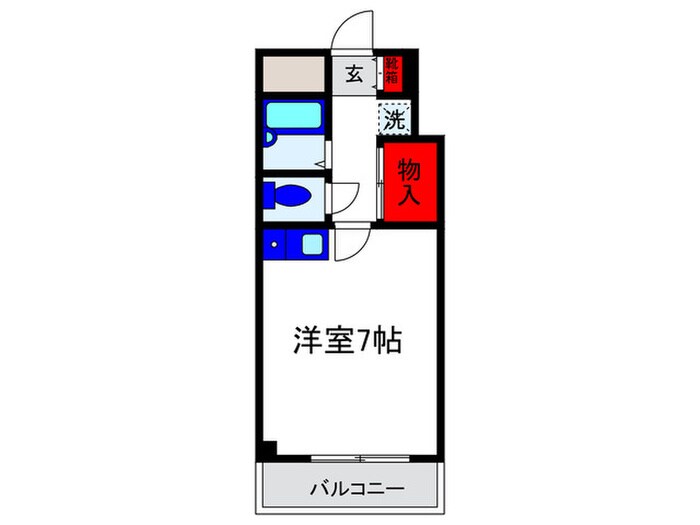 ベル蛍池の物件間取画像