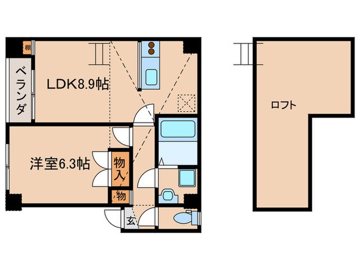 ラ・フォルム東寺の物件間取画像