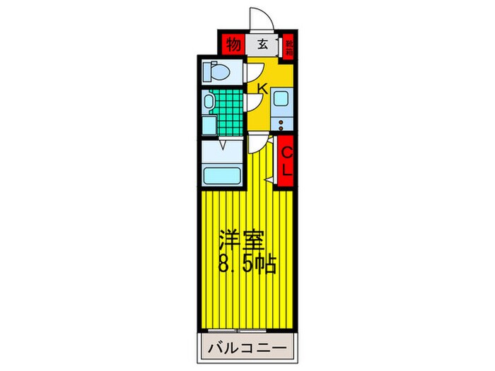 Ｍ´ｓ１３新之栄の物件間取画像