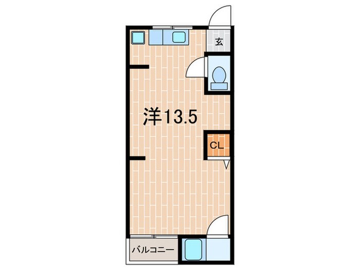 山口ハイツの物件間取画像