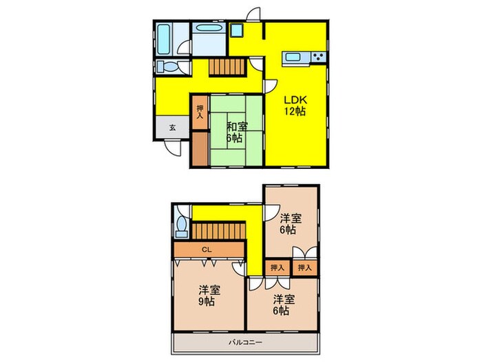 中山台戸建Ⅰの物件間取画像