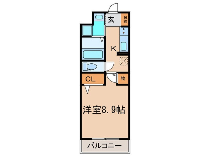 キョーナン宇治伊勢田の物件間取画像