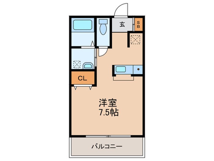 ハイツテンミニッツの物件間取画像