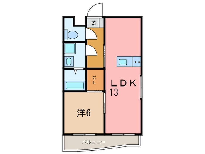 うはら甲子園口ビルの物件間取画像