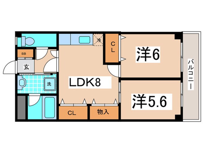 シュベルニ－コ－ポフジモトの物件間取画像