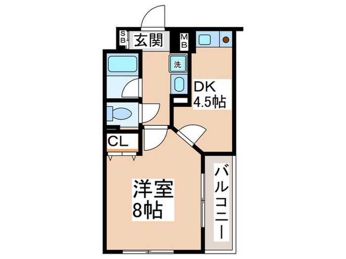 メディオ国分町の物件間取画像