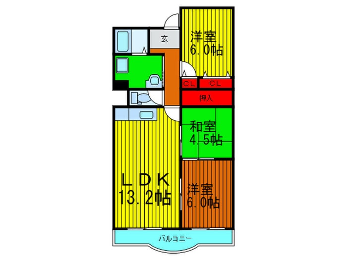 カサグランデの物件間取画像