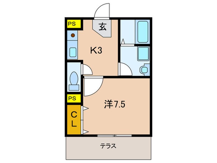 ルミエ－ルメゾンの物件間取画像