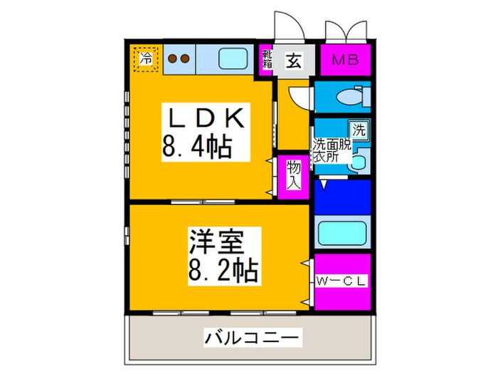 ＹＦ泉ヶ丘の物件間取画像