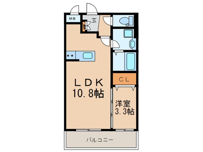 ハルミモザの物件間取画像