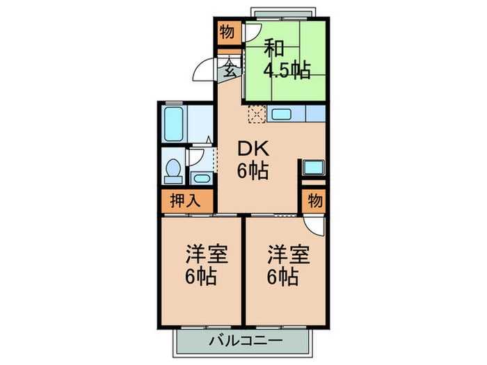 エスポワ－ルＴの物件間取画像