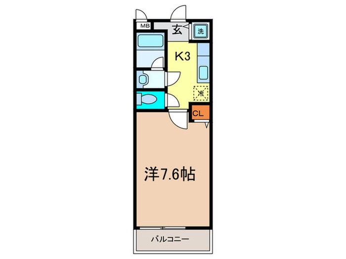 フジパレス諏訪森西の物件間取画像