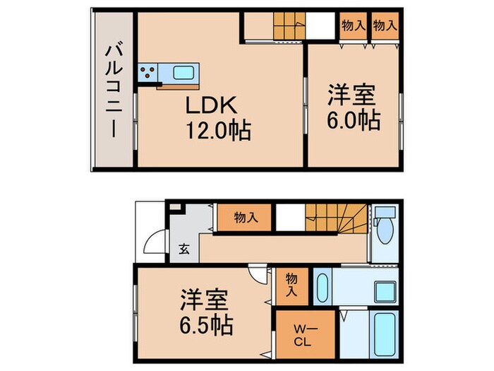 LOGEMENT　LE　LAITの物件間取画像