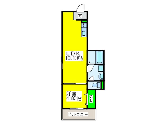 F＋style出島海岸通の物件間取画像