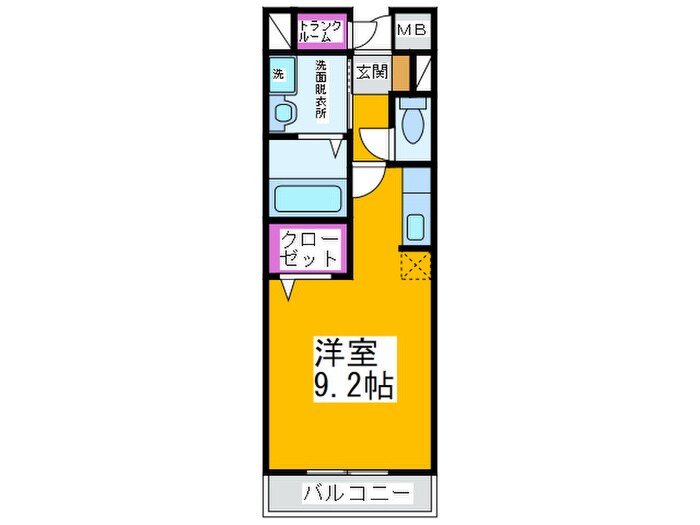 シャン・ド・フル－ルの物件間取画像