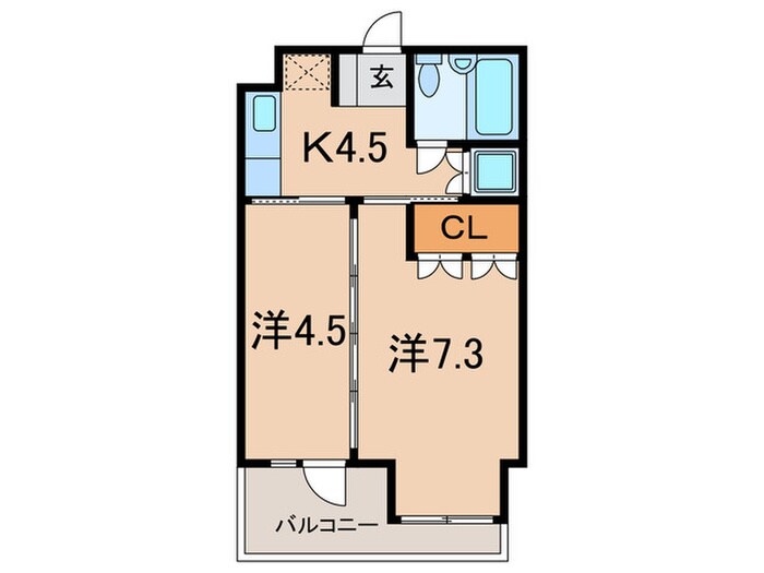 アーク武庫之荘 Ｎｏ．５の物件間取画像