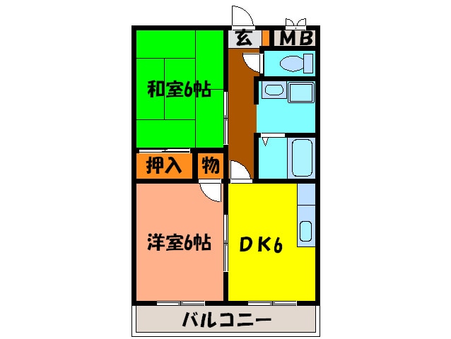 Ｃｒｉｃｅ　Ｎｉｋｋｏ川西萩原の物件間取画像