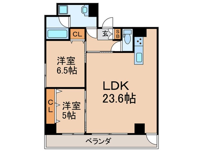 SHINSAIBASHI1921の物件間取画像