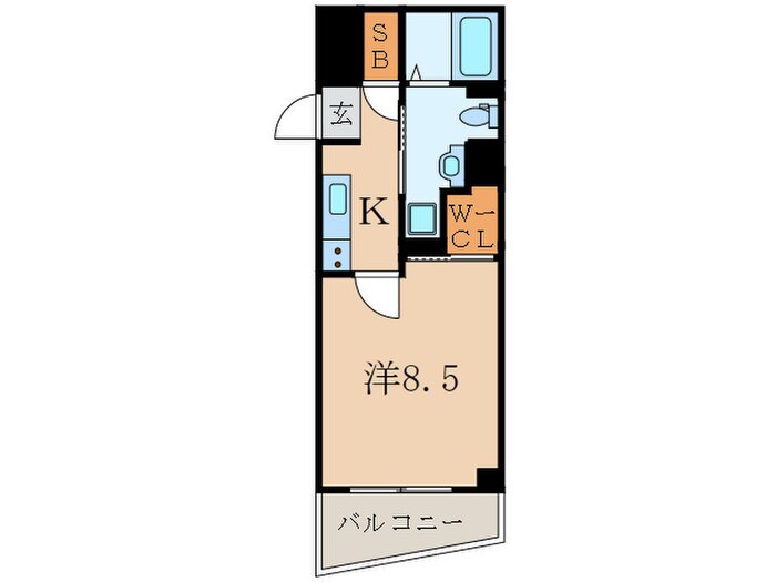 Ｍｏｔｏｒｉａの物件間取画像